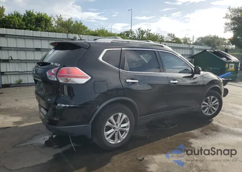 2015 Nissan Rogue S z USA, uszkodzony, nr VIN KNMAT2MT8FP541681